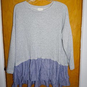 Plus Size 3x Ruffle Sweater